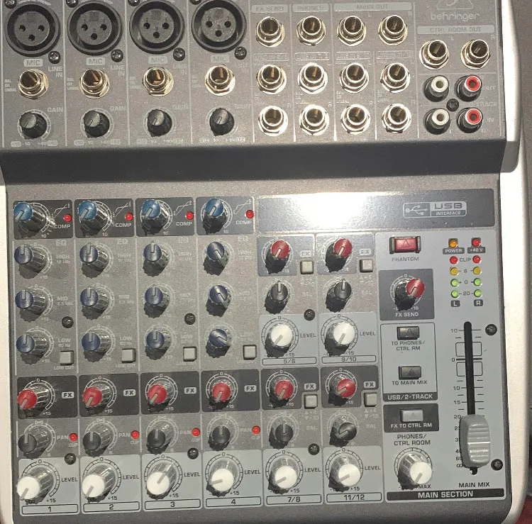 Микшер Behringer XENYX Q1202USB Mixer — фото 4