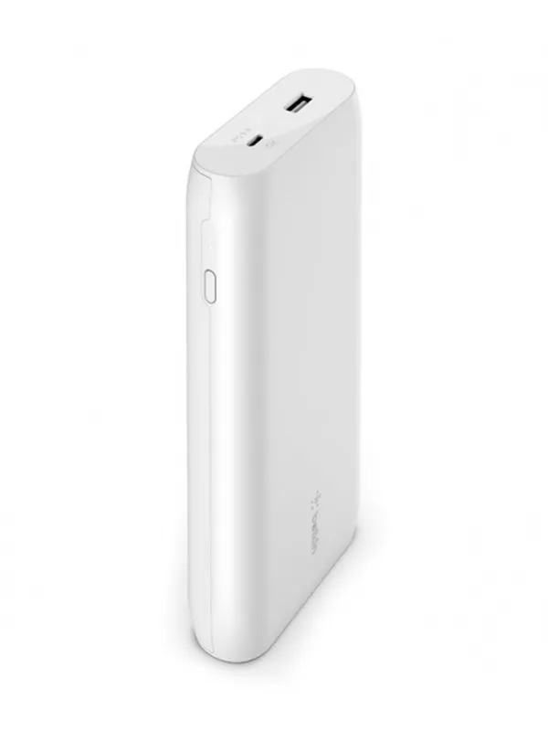 Портативное зарядное устройство Power Bank Belkin 20000мАч, 30Вт PD, MacBook, белый 4 Портативное зарядное устройство Power Bank Belkin 20000мАч, 30Вт PD, MacBook, белый 4