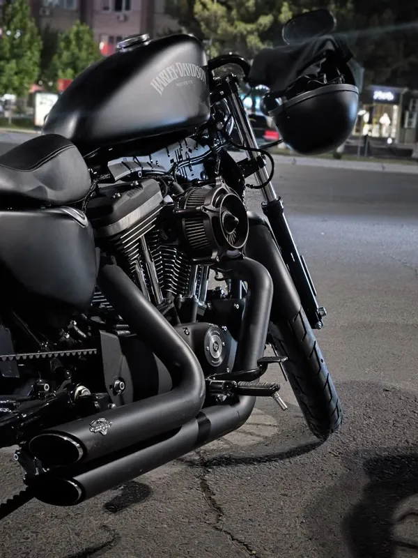 Harley Davidson sportster 883 iron custom 2