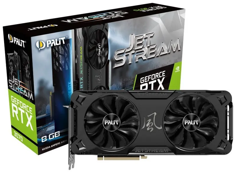 (НОВАЯ) Rtx 3070 Palit JetStream 8GB/256bit — фото 1