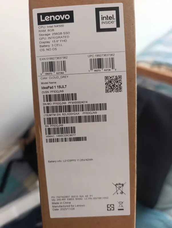 Lenovo IdeaPad 1 15IJL7