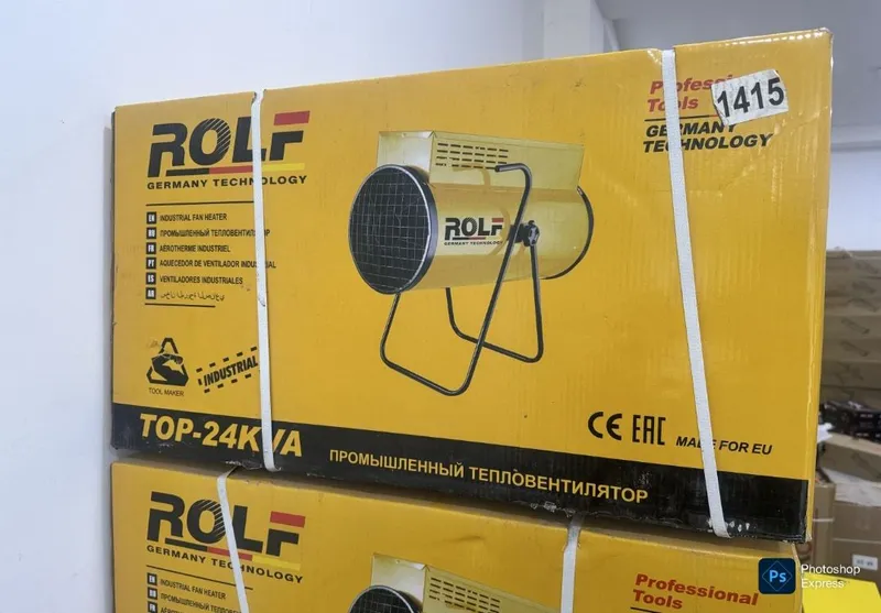 Обогреватель тепловая пушка Электрический Rolf — фото 2 Обогреватель тепловая пушка Электрический Rolf — фото 2