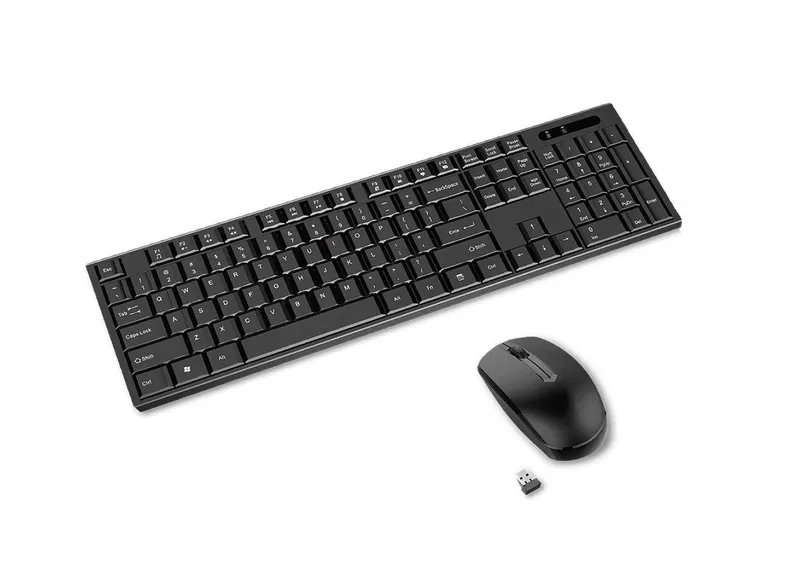 | Комплект Metoo C20 Air White/Black беспроводная клавиатура и мышь
