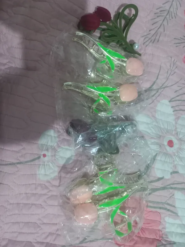 zakolka 2ta qizil 4ta pushtirangi bor — фото 2