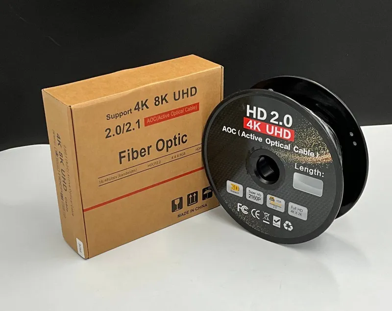 4K HDMI кабель 30 м (оптоволоконный) 4K HDMI кабель 30 м (оптоволоконный)