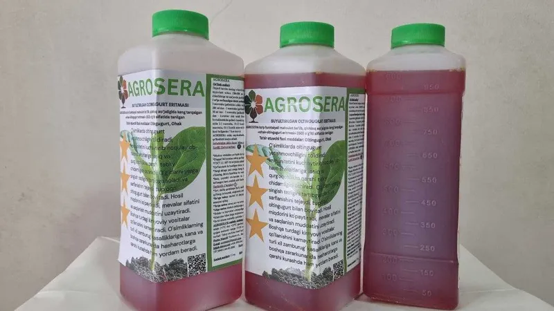 AGROSERA - Oltingugurt va Ohak eritmasi.