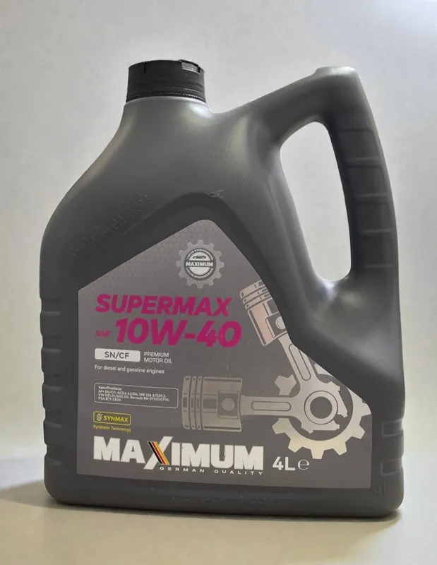SUPERMAX MAXIMUM  10W 40 4L