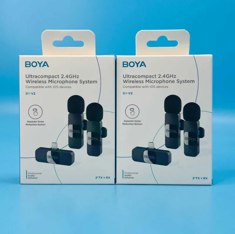 Микрофон петличка Boya BY-V1, 2.4 ГГц, TX+RX, Lightning ест Доставка