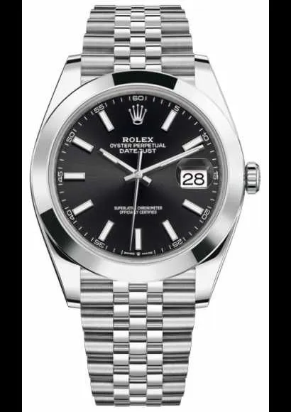 Rolex Datejust 41mm steel 126300 чер jb
