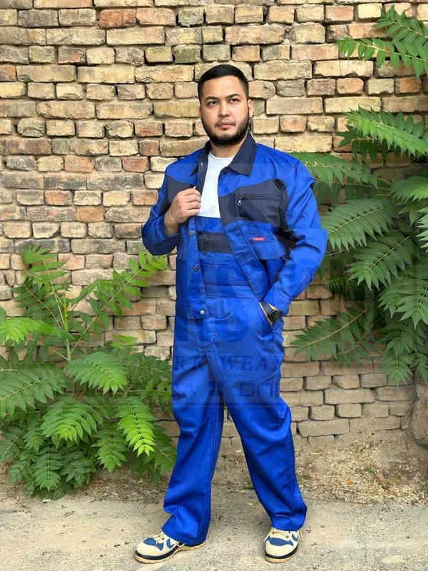 Servis ishlari, quruvchilar va ishchilar uchun kombinezonli maxsus kiyim 1 Servis ishlari, quruvchilar va ishchilar uchun kombinezonli maxsus kiyim 1