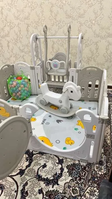 Детский манеж игровая площадка Милая уточка / Новое в коробке! 3 Детский манеж игровая площадка Милая уточка / Новое в коробке! 3
