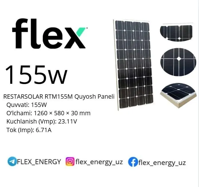 Quyosh panel 155w