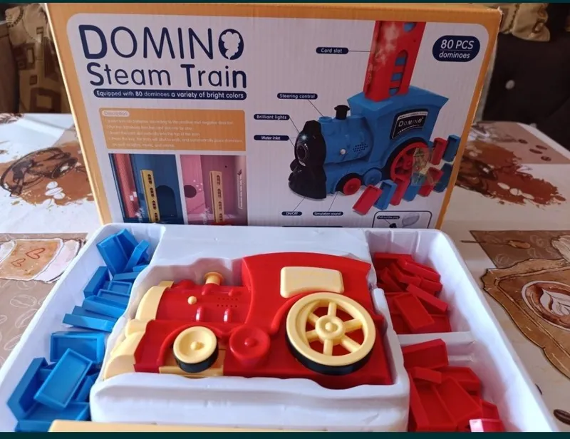 Паровозик (поезд)Домино Domino Steam Train