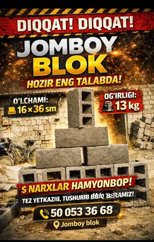 Jomboy shlaka blok