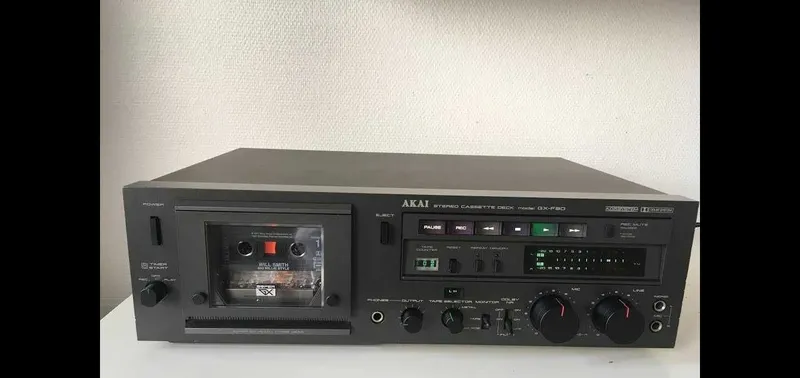 редкая винтажная кассетная дека AKAI GX-F80 2