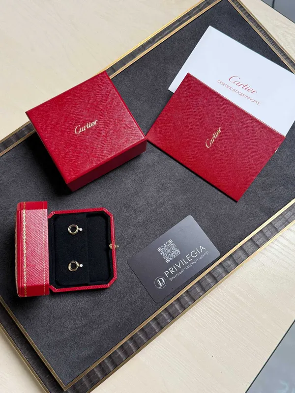 NEW Серьги Cartier Trinity Brilliant-cut diamonds 4 NEW Серьги Cartier Trinity Brilliant-cut diamonds 4