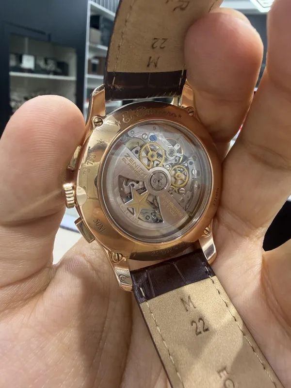 Легендарные Золотые часы Zenith El Primero 4
