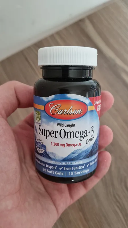 Carlson Omega 3.        1200mg Omega-3s — фото 1