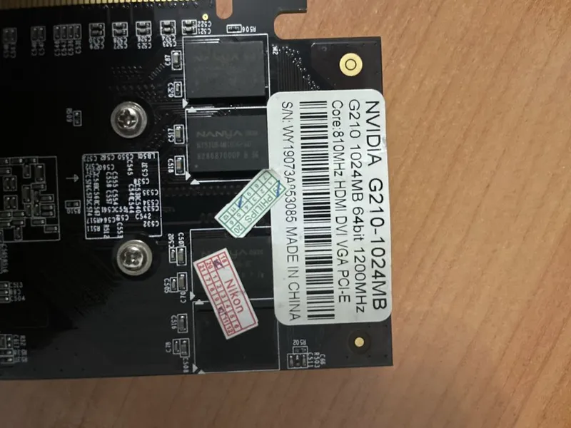 Nvidia G210. 1 gb yangidey turibdi — фото 2