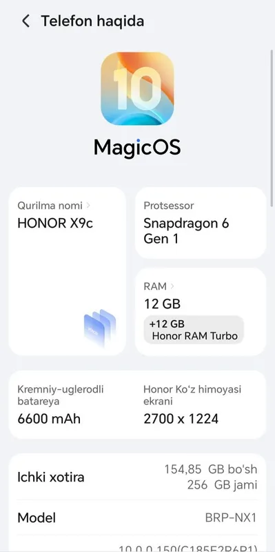 Honor x9c 5G 12+12/256GB — фото 3