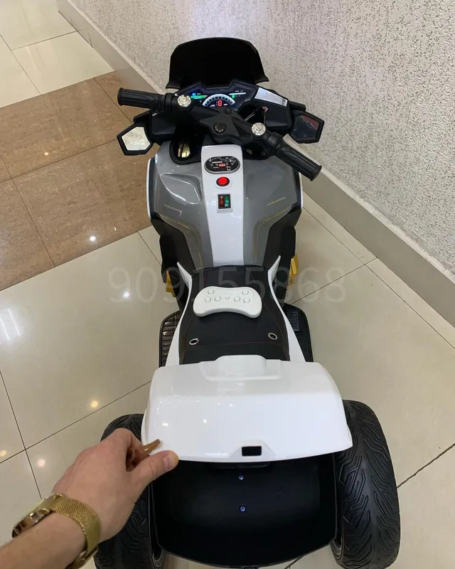 Детский мотоцикл KP1698 12V с пультом | для детей 3-8 лет 4