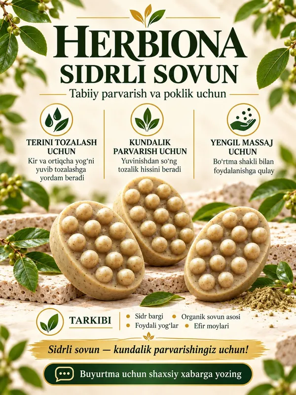tabiiy sidr sovuni 3