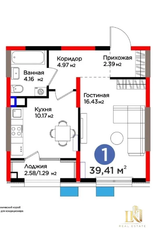 Продаётся 1-комнатная квартира в ЖК BI Sado (Яшнабадский район)