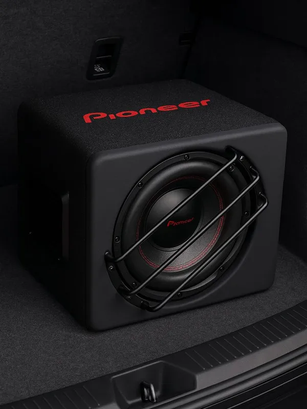 pioneer subwoofer 10 dyum sambufer usiliteli o’zi bilan 12v universal — фото 2