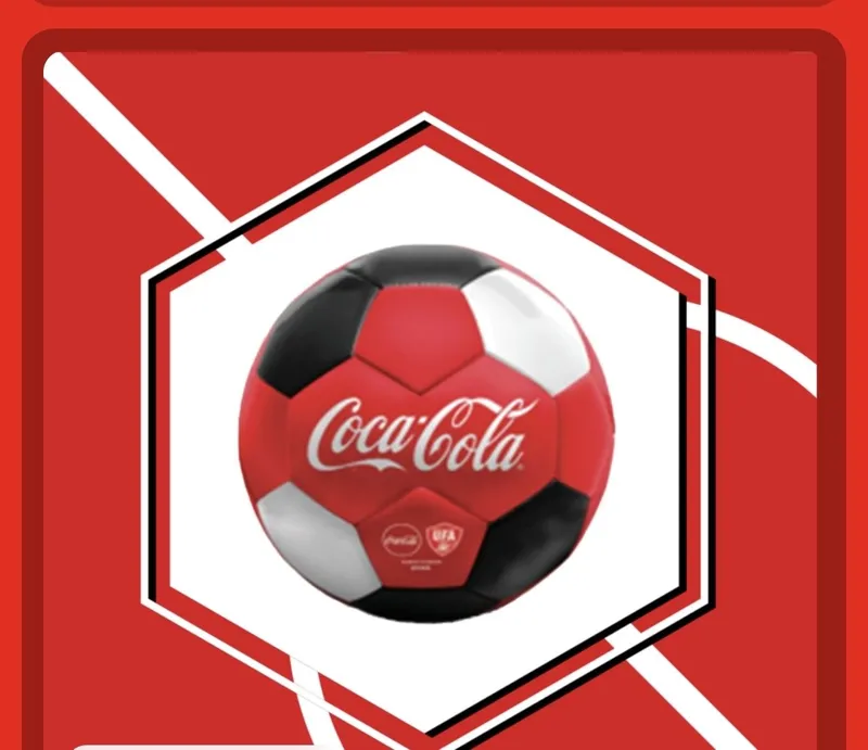 Футбольный мяч Coca-Cola, новые 2 Футбольный мяч Coca-Cola, новые 2