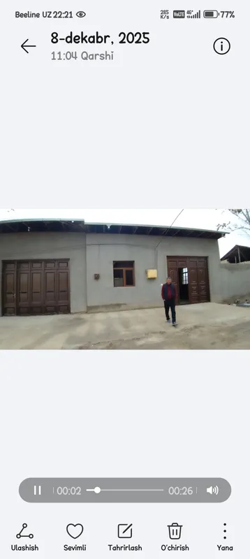 hovli sotiladi Qavali mahallasi 450 mln kelishamiz — фото 1