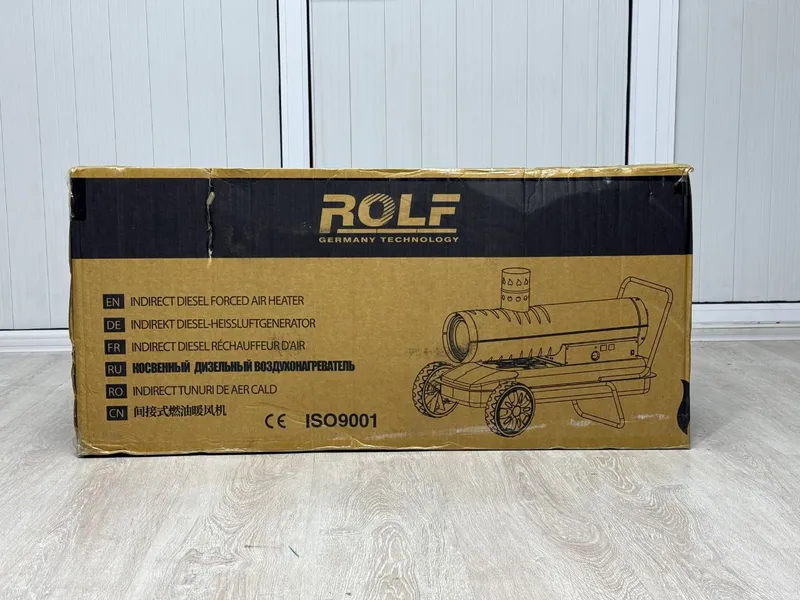 Дизельная тепловая пушка ROLF TOP-1030 с Дымоходом — фото 2