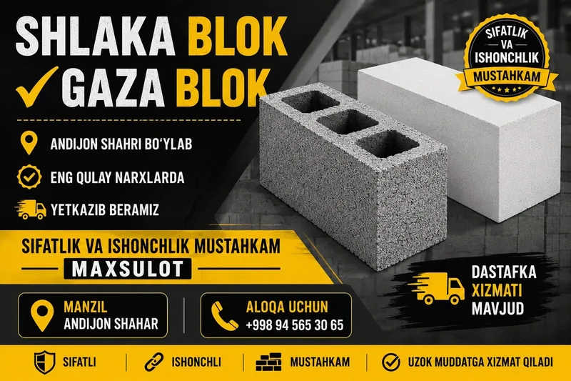 Gazablok va shlakablok 2 Gazablok va shlakablok 2