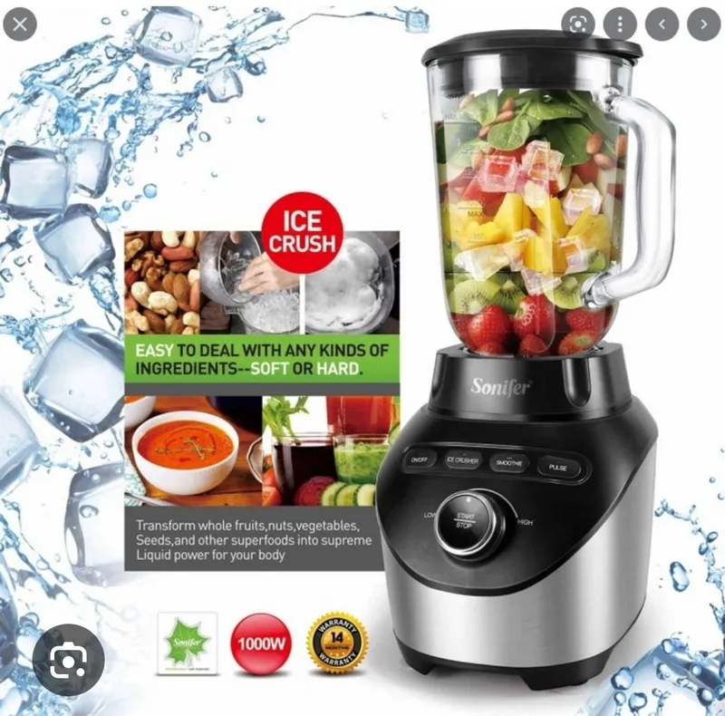 Блендер Sonifer мощный и многофункциональный Sonifer blender 5 funksiy — фото 3