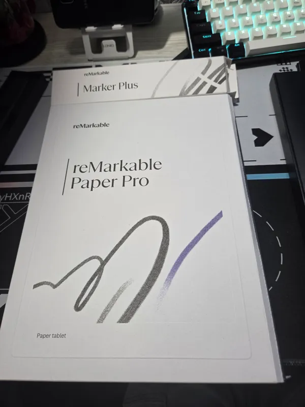 reMarkable Paper Pro + Marker Plus + g‘ilof — deyarli yangi 1