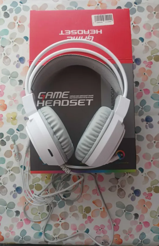 Игровые Наушники, новые, с RGB подсветкой. 1 Игровые Наушники, новые, с RGB подсветкой. 1