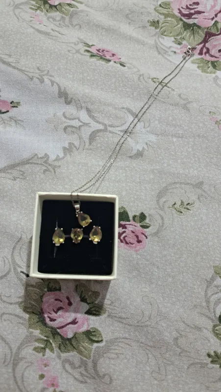 серебро.кулон,серги,колцо,цепочка.камень султанит. 5