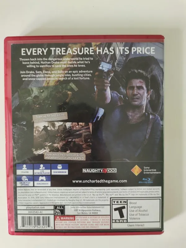 Uncharted 4 игра на PS4 — фото 2
