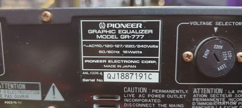 Эквалайзер Pioneer GR-777 ,в отличном состоянии. 5 Эквалайзер Pioneer GR-777 ,в отличном состоянии. 5