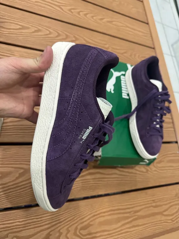 Puma suede midnight plum frosted ivory 40 размер — фото 1