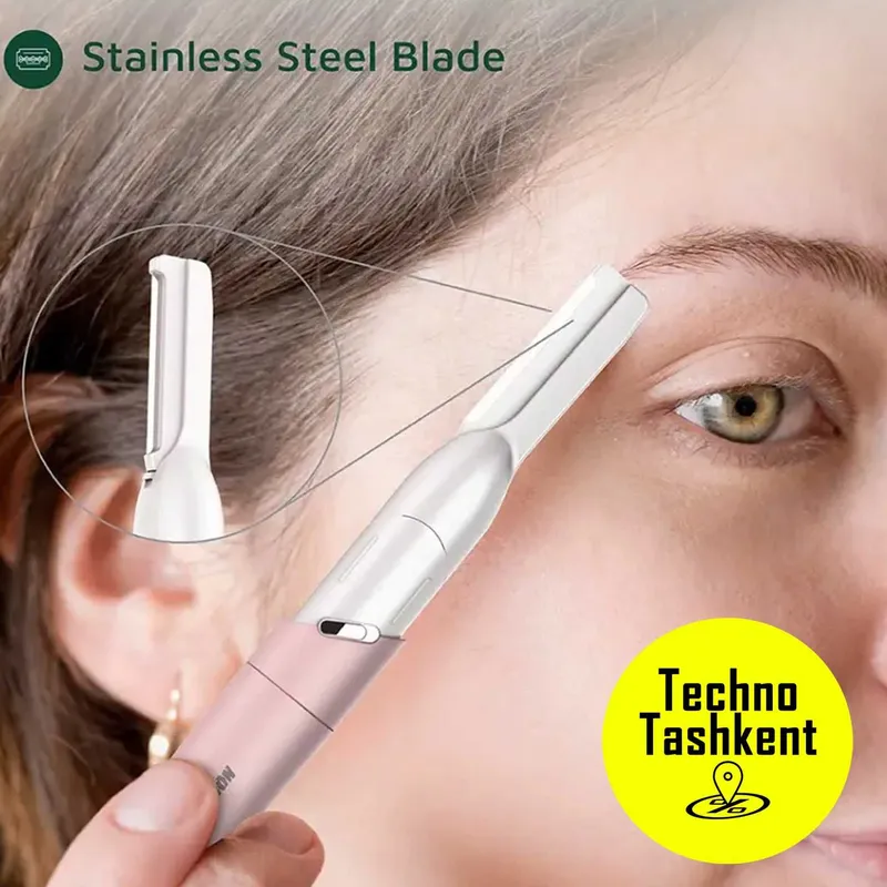 Триммер для бровей Green Lion Eyerbrow Hair Trimmer, розовый — фото 2