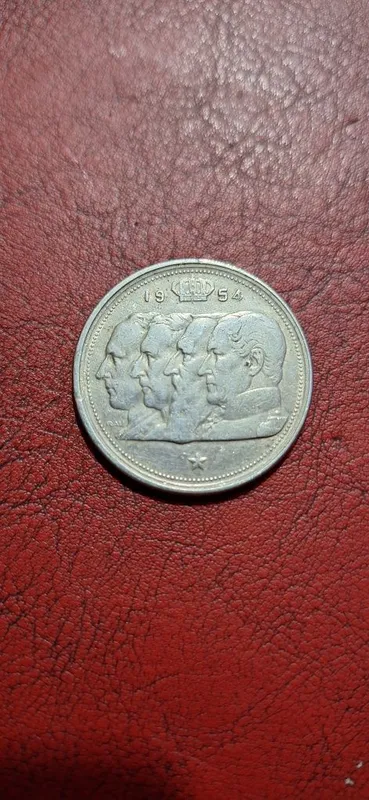 Монета Белгии 1954, Серебро