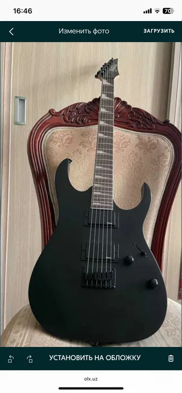 Электрогитара профессиональная IBANEZ GRG121DX-BKF