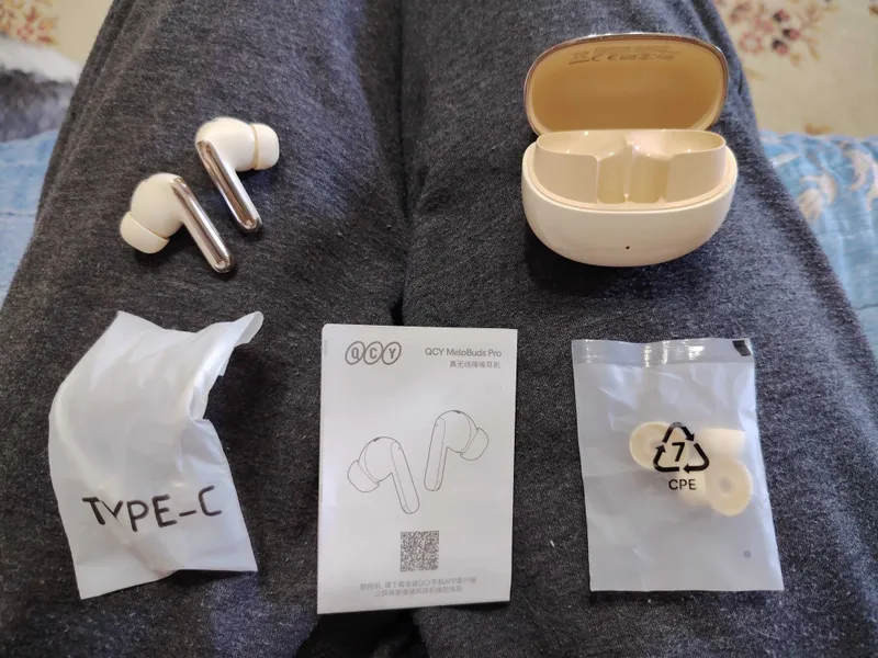 Наушники QCY MeloBuds Pro HT08 (ANC, Hi-Res, LDAC). Новые! — фото 3