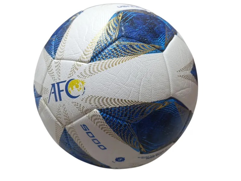 футбольный мяч 5 размер синий AFC