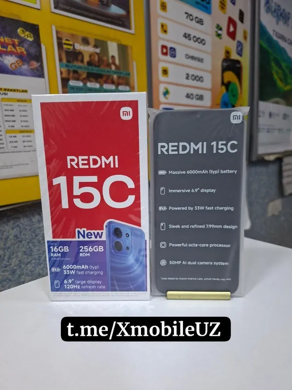 Redmi 15C 8+8/256GB