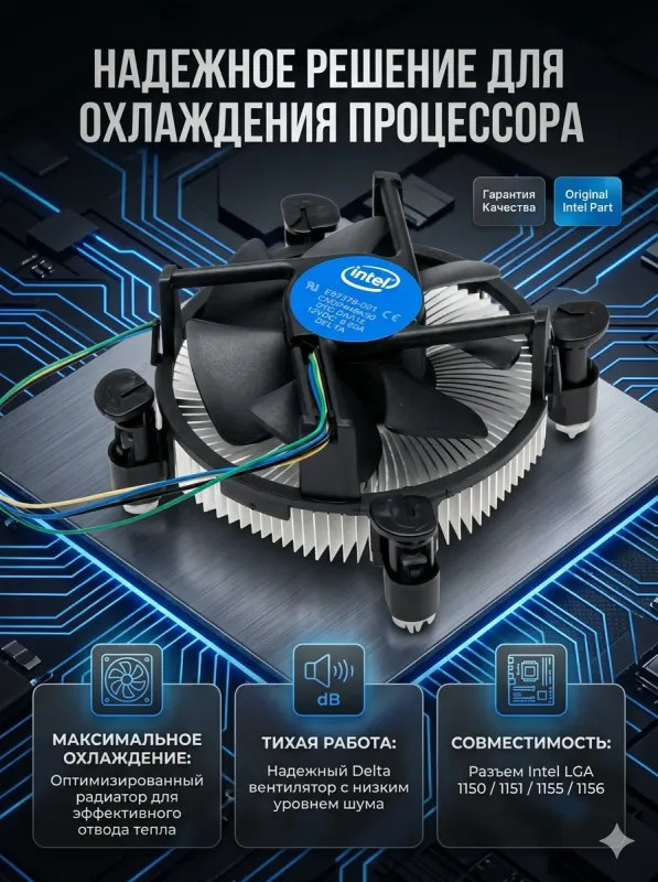 Кулер для процессора Intel E97378 — фото 6 Кулер для процессора Intel E97378 — фото 6