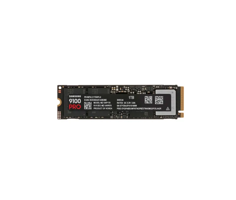 - Твердотельный накопитель SSD M.2 1TB Samsung 9100 PRO NVMe PCIe 5.0 1