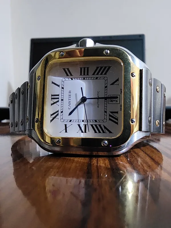 Cartier Santos (Model 4072 erkaklar soati - Premium Dublikat) Chet eld 1 Cartier Santos (Model 4072 erkaklar soati - Premium Dublikat) Chet eld 1