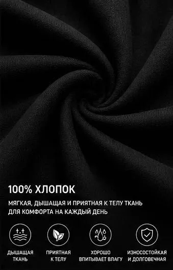 Мужские Черные Футболки Оптом от Производителя 4