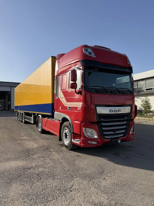 DAF XF 460 EURO 6 + SCHMITZ Реф Сотилади — фото 1
